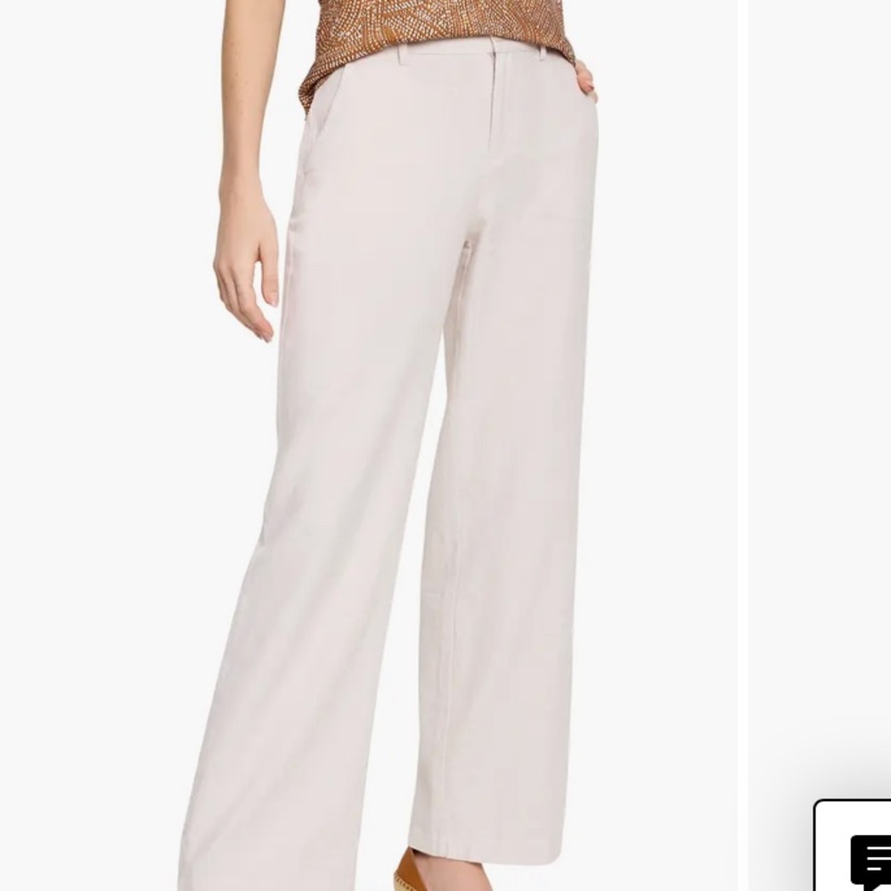 NIC+ZOE Neutral Wide Leg Pants NWT